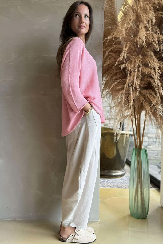 Conrad Slouch Cotton Knit Candy